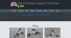 Desktop Screenshot of kneeless.com
